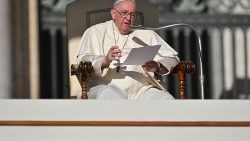 Le Pape François lors de l'audience générale, le 21 septembre 2022. 
