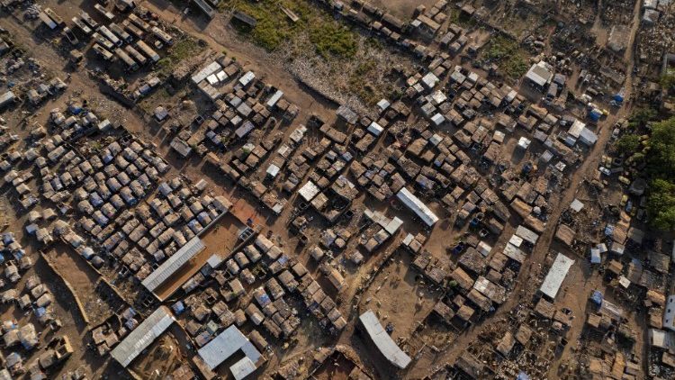 Ein Lager von Binnenflüchtlingen in Bamako