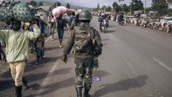 Soldat congolais à Goma, le 15 novembre 2022.