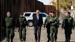 Joe Biden na fronteira EUA-México em El Paso, Texas