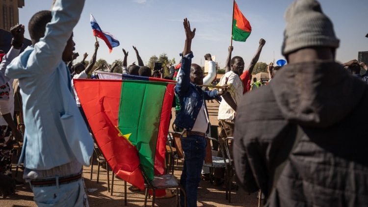 Dimostrazione in Burkina Faso