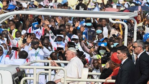 Pavens preken i DR Kongo