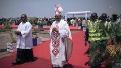 Le cardinal Fridolin Ambongo, archevêque de Kinshasa
