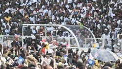 Rencontre du Pape François avec les jeunes de la RDC au stade des Martyrs le 2 février 2023