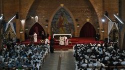 Spotkanie Papieża Franciszka z duchowieństwem i osobami konsekrowanymi DRK, 2 lutego 2023