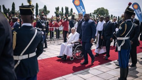 Papa despede-se da República Democrática do Congo