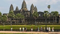 Le temple d'Angkor, au Cambodge, en janvier 2023