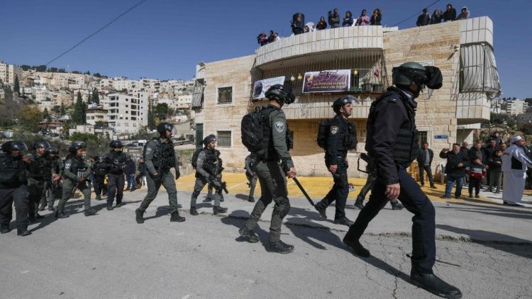 Intervento della polizia israeliana a Gerusalemme