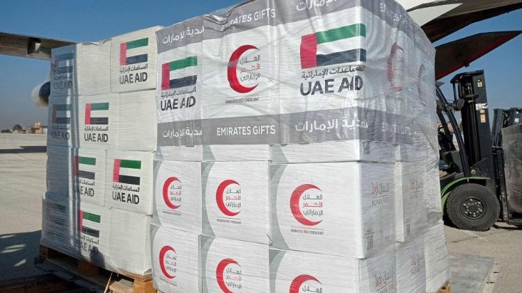 Помощи от ОАЕ за засегнатото от земетресението население на Сирия