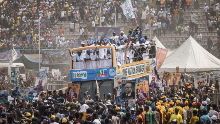 Nigeria: comizio elettorale
