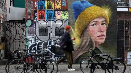 Frauendarstellung auf einer Wand in London