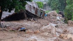 Des dégâts provoqués par le cyclone Freddy au Malawi. 