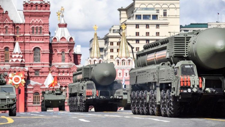 Raketenwerfer bei einer Parade in Moskau im Mai letzten Jahres