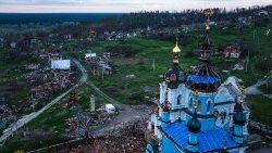 Zniszczenia w miejscowości Bohorodyczne w obwodzie donieckim, 15 kwietnia 2023
