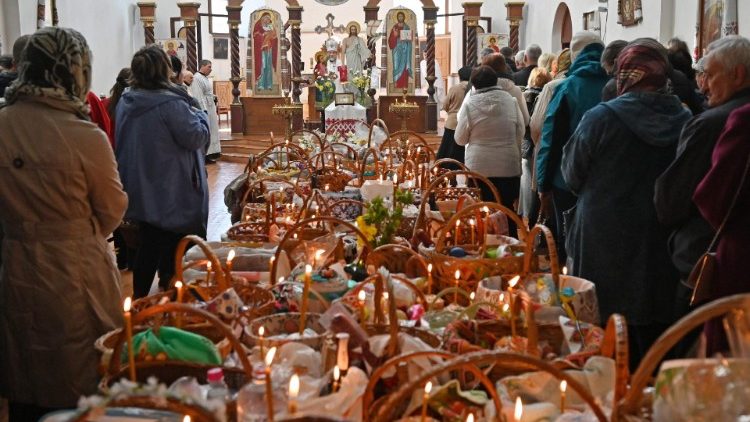 Greckokatolicka Wielkanoc w Charkowie, 16 kwietnia 2023