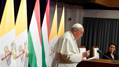 Wortlaut: Erste große Rede des Papstes in Budapest 