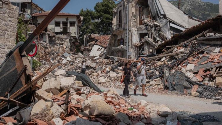 Antakya (Türkei) am 14. Mai nach dem Erdbeben