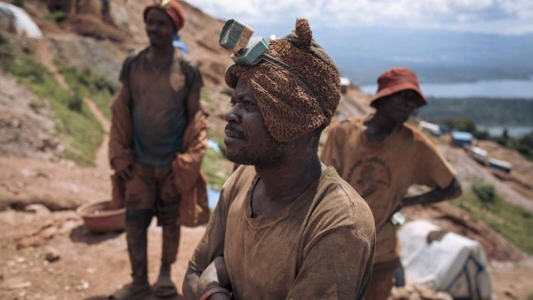 Minenarbeiter im Kongo