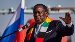 Präsident Mnangagwa von Simbabwe