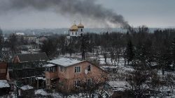 Scene di devastazione in Ucraina