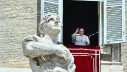 Papst Franziskus beim Regina Caeli