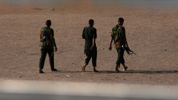 Armed men in Khartoum