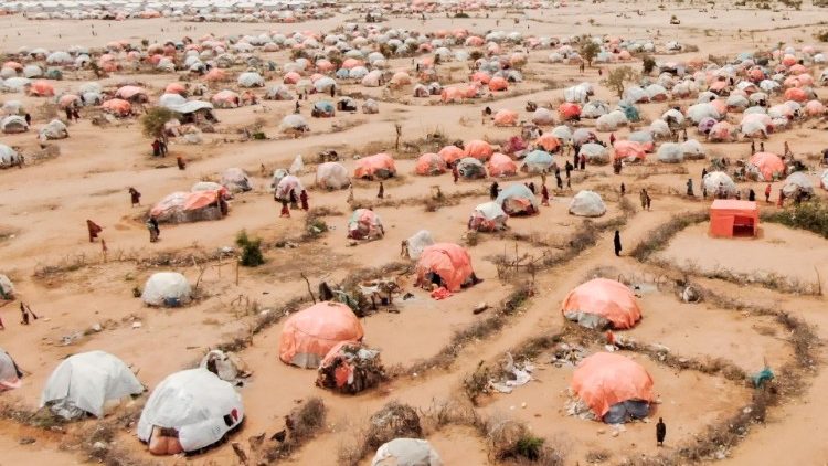 Le camp de réfugiés de Dolow en Somalie. 