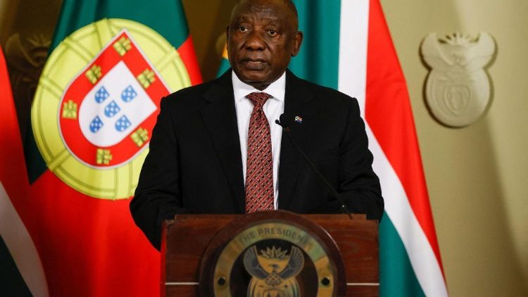 Il presidente del Sud Africa, Cyril Ramaphosa