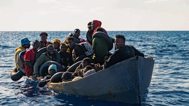 從地中海前往歐洲的難民
