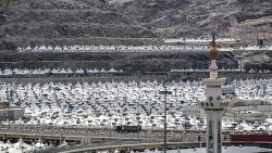 Zelte für Mekka-Pilger in Mina, am Freitag