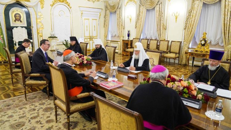 Kard. Zuppi w prawosławnym patriarchacie Moskwy