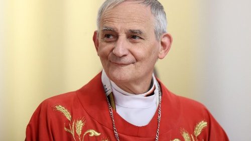 Kardinal Zuppi på uppdrag i USA överlämnar ett brev från påven till Biden