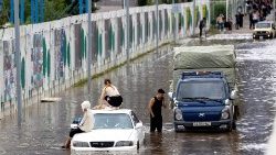 Starke Überschwemmungen in der Mongolei