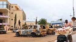 Straßenverkäufer in Niamey