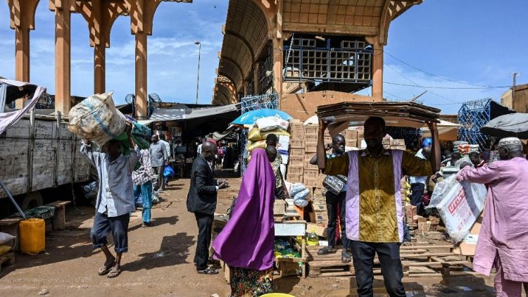 Auf dem Markt in Niamey, am 8. August