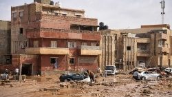 Libia: devastazione causata dall'inondazione