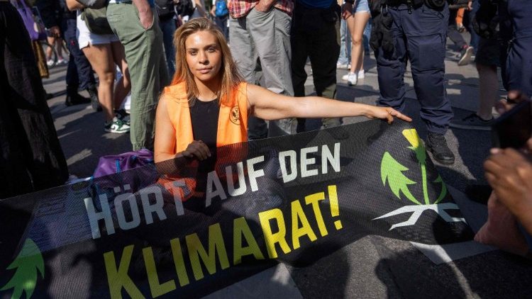 Eine Demonstration von „Fridays for Future" in Österreich 