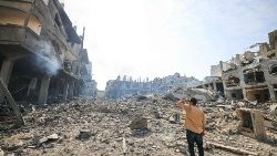 Faixa de Gaza após os conflitos