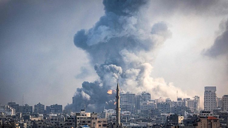 Bombardeamentos durante os conflitos entre Israel e Palestina