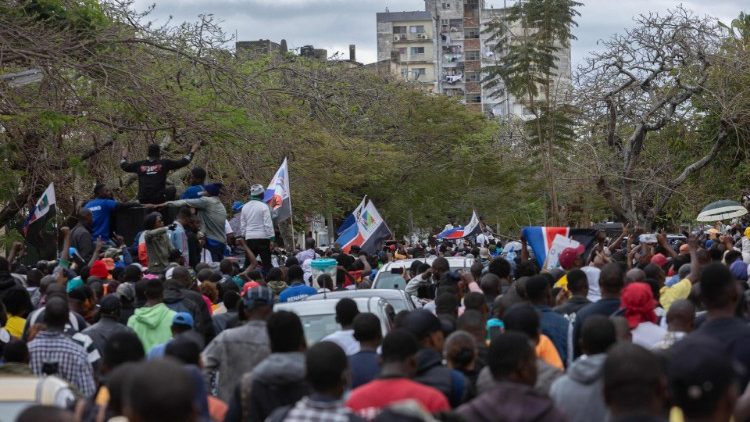 Demonstrations this week by Renamo supporters denouncing fraud in the municipal elections.