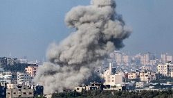 Smoke billows over northern Gaza