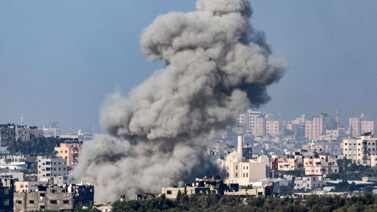 Smoke billows over northern Gaza