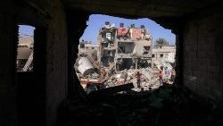 Restos de edificios destruidos en Gaza
