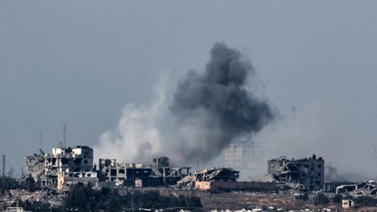 Un bombardamento israeliano sul nord di Gaza