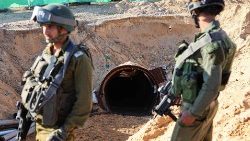 Un túnel descubierto por el ejército israelí