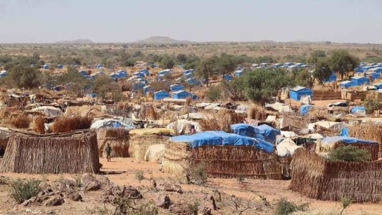 A view of the Ourang refugee camp in Adre, Chad, where many Sudanese have sought shelter