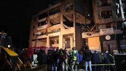 L'immeuble de Beyrouth où a été tué Salah Al Arouri le 2 janvier.