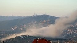 Fumo al confine tra Israele e Libano