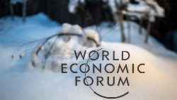 Sign of the World Economic Forum in Davos