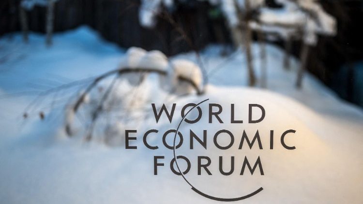 Sign of the World Economic Forum in Davos